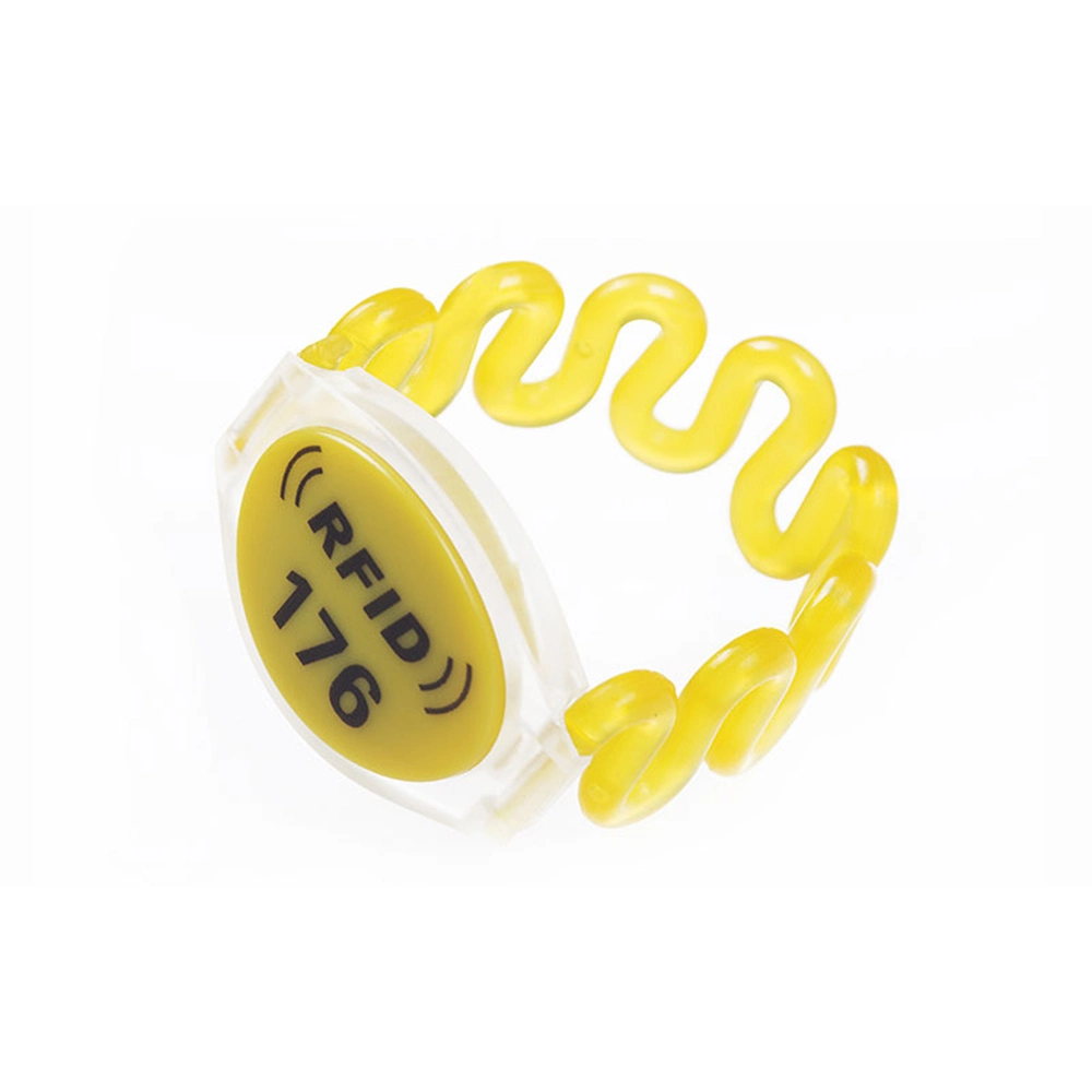 S001 Fudan F08 High Quality RFID 13.56MHz Plastic Wristband