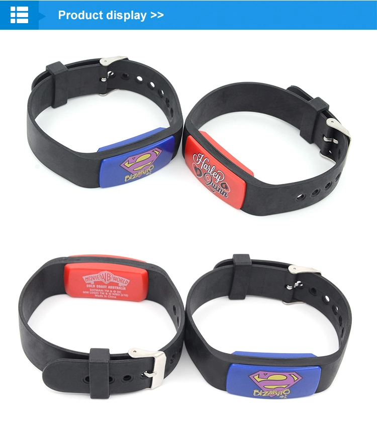 S008 Watch Buckle RFID Plastic Wristband Wholesale Prices Concert Festival Wristband Watch