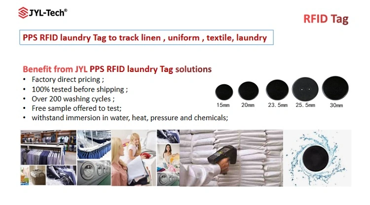 RFID Laundry Tag for Clothing Management