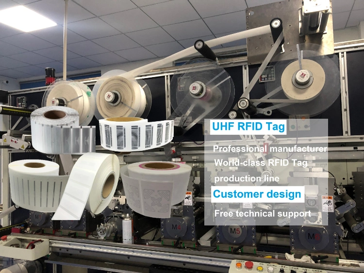 UCODE 8 passive paper or plastic UHF RFID Tags for Fashion Manufacturing and Apparel Retail Industries