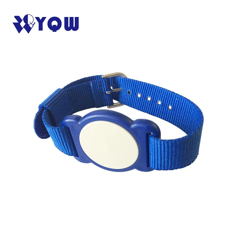 Ring Woven Fabric Access Control Bracelet Wristbands Waterproof Smart RFID Wristband