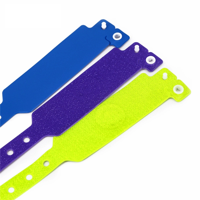 Custom Disposable Soft Plastic RFID PVC Vinyl Wristband for Event