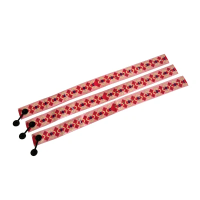Disposable Double Woven Wristband with RFID Clip for Party