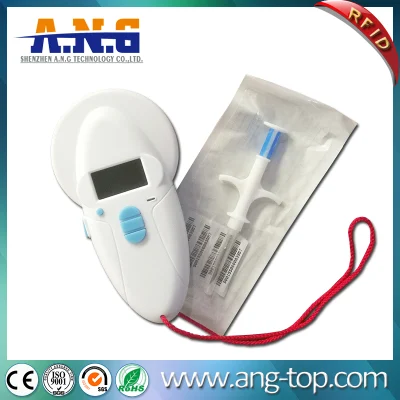 RFID Pet Microchip Glass Tag with Syringe for Pet Tracking
