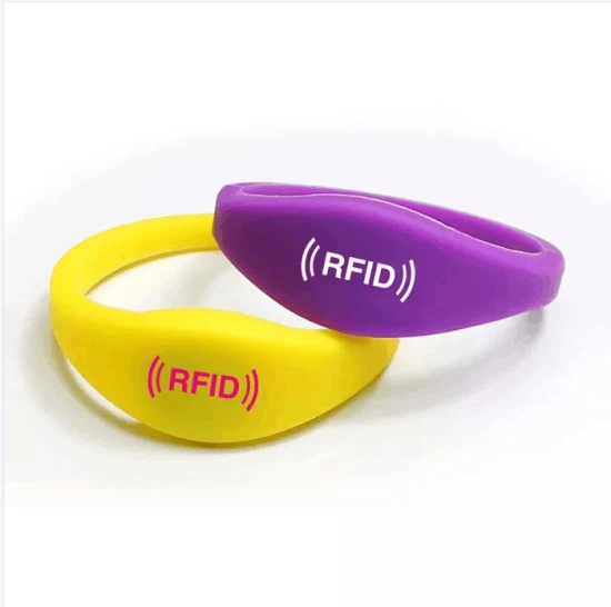 High Quality Event RFID Wristbands Waterproof Sauna Tag Safety RFID Smart Wristband Waterproof Silicon Wristband