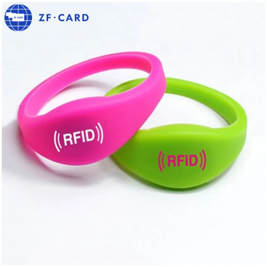 Silicone 100% MIFARE (R) Classic 1K 4K RFID Waterproof Smart Wristband with Factory Price