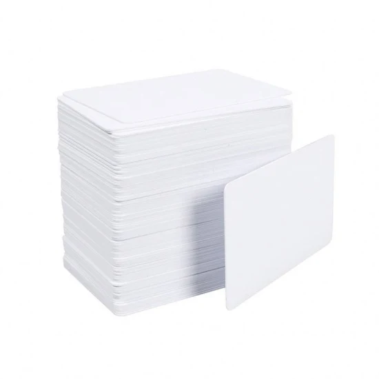 New PVC Plastic Blank RFID Cards NFC Smart Cards with Free Sample