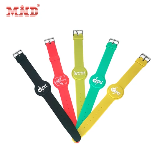 Free Sample RFID Silicone Wristbands Silicone Strap Wristband Bracelet Plastic Medical Grade Silicone Wristband
