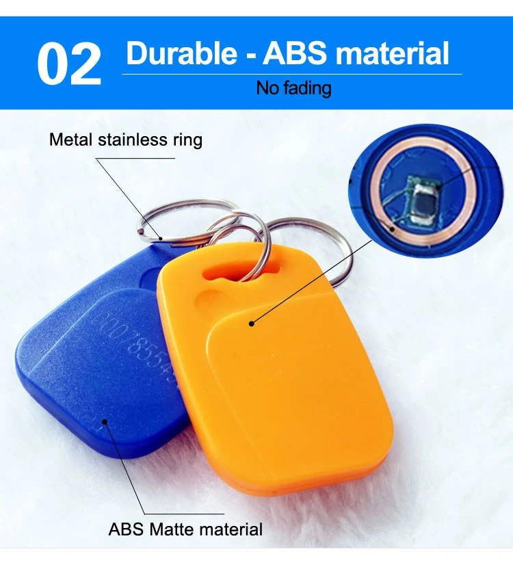 Factory Supply Competitive Price Personalized ABS ISO14443A NFC Key Tag RFID MIFARE Classic 4K Key Fob