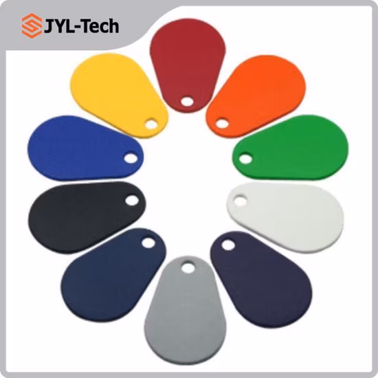 Overmoulded 13.56MHz DESFire EV1 2K/4K/8K Pear RFID Keyfob
