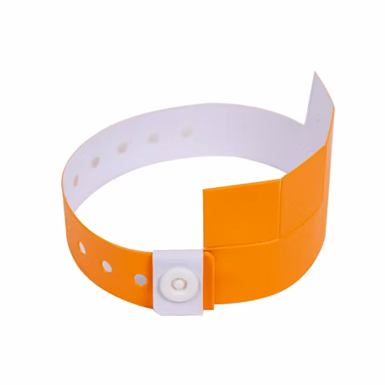 Hot Selling 2019 Custom Dye Single Use Disposable RFID Wristband
