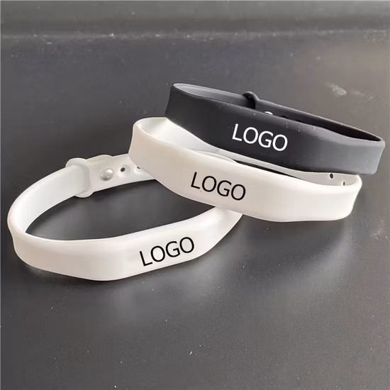 Water Park Waterproof Adjustable Rubber Bracelet MIFARE Classic 1K RFID Silicone Wristband