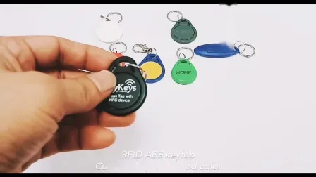 Factory Direct Rewritable and Colorful Fast Delivery RFID ABS Keyfob for Access Control Solution