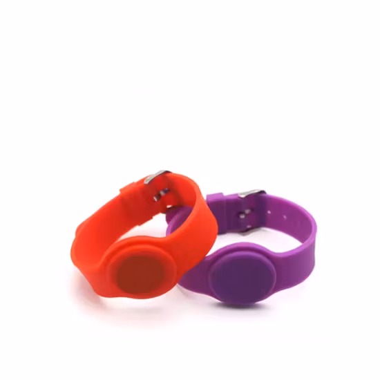 Em4200 Em4305 Tk4100 Silicone RFID Wristband 125kHz RFID Silicone Wristband