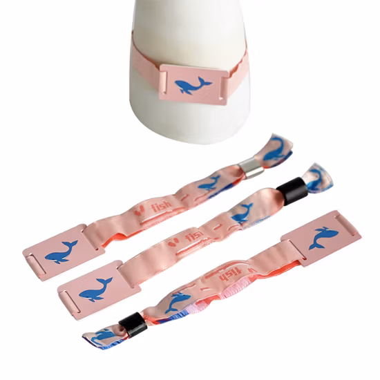 Polyester Woven/Fabric RFID Tag and RFID Wristband for Access Control